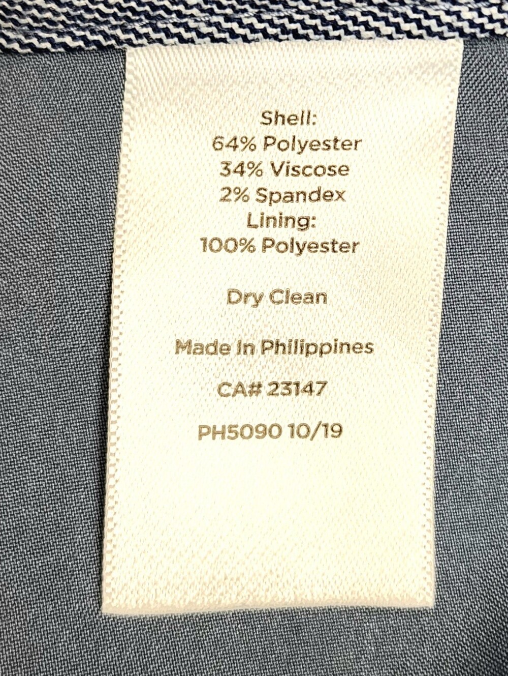 Talbots Plus Women’s Size 20W Blue Straight Leg Dress Pants Minimalist Workwear - Picture 15 of 15